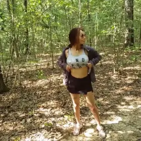 I honestly think a guy on the path saw me!!