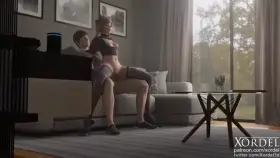 D.va Riding On Couch (Xordel) [Overwatch]