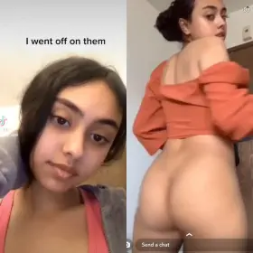 Exposed 18 YO Arab TikTok Thot Twerking Her Nude Ass. @kaay_kate