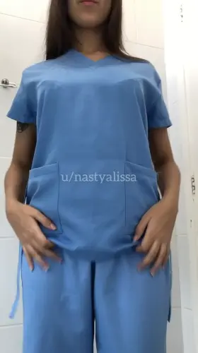 flash titty at work 😜