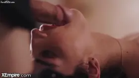 This is more than a blowjob, this is making love to her mouth