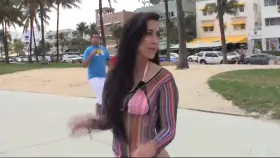 Valerie Kay Asking Random Strangers To Grope Her Ass