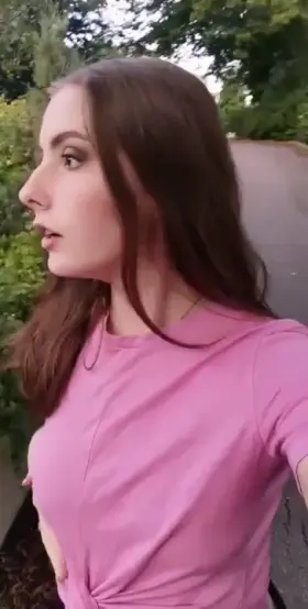 Wanted to give my neighbours a little show before class starts 😇💕 [GIF]