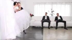 Squirting Bride Triple Penetration Gangbang