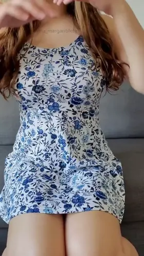 I love wearing my sundress without panties