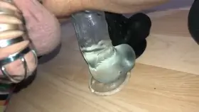 Double dildo stretch, intense pressure on pspot, not a sissy nor gay just love the kink and feeling. (OC) (M)