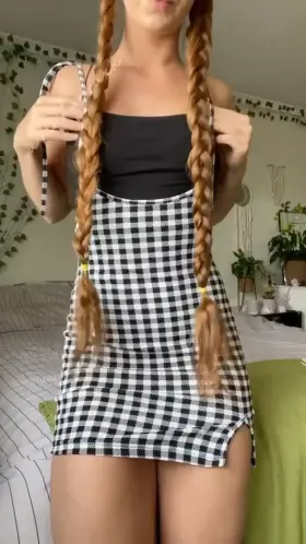 Ever rode a ginger girl? You can use my pigtails as reins… saddle up 😇