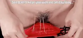 Your innocent gf was tricked by her dad into thinking cum would help get better grades - the only thing she got was a baby..