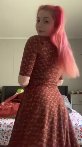 All natural hiding under my dress