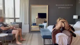 Taking all that bare BBC in front of Hubby…