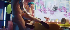 Blue Moon gets creampied (Rescraft) [Cyberpunk 2077]