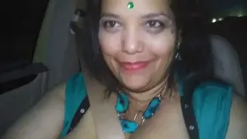 MILF Boobs Vs Seatbelt