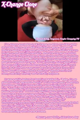 Marcus, now Holly, sister for a day [No Nut November #22: Mute]