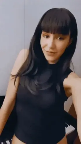 All black outfit and very naughty🤭