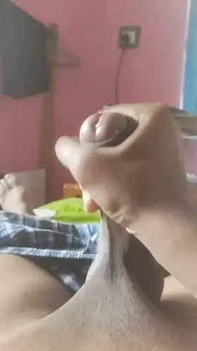 Cumshot after a week