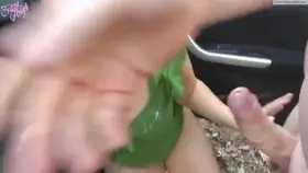 Amateur German Milf Cumsprayed: 