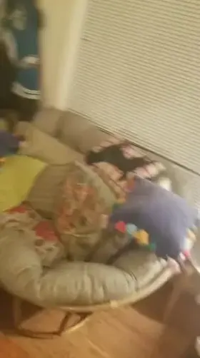 Living room quickie - roomates could walk in any time [FM]