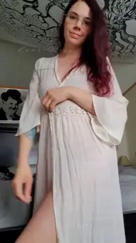 Glasses stay on but I'll take everything else off okay!