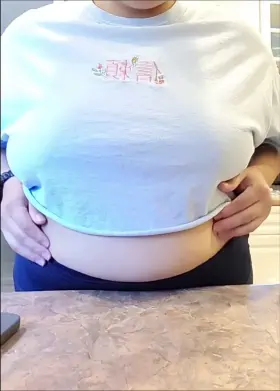 Middle of the day titty drop fun at home