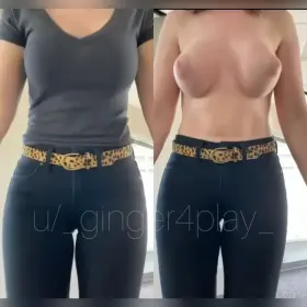 With or without a bra?