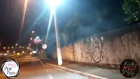 This couple has sex in the street in fear of being seen