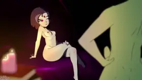 Beast boy trying different forms to impress Raven (Gasprart)