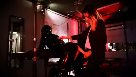 he was all ready for me and took it like a good boy