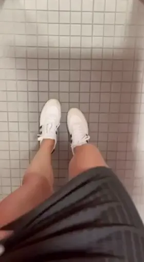 U.S. Open Bathroom Break 🎾💛