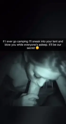 who'd be down to go camping