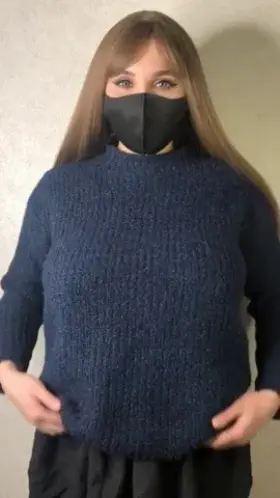 what's under my sweater? :) [OC]