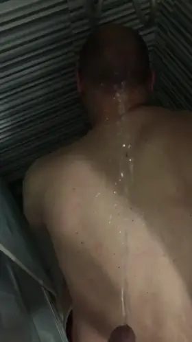 He won’t forget his first golden shower