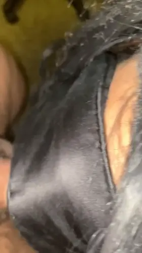 He blindfolded me and used my throat