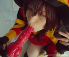 Megumin made a different kind of 💦 explosion