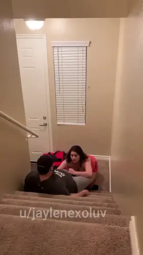 Hubby dared me to tease the pizza guy part 3 [Sound on, click redgifs link]