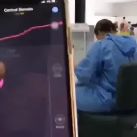 Squirt at the nail salon. Controlling her in public through phone