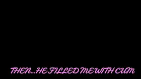 He filled my pussy with cum, and then I jilled off and orgasmed on my vibrator while encouraging you to do the same!