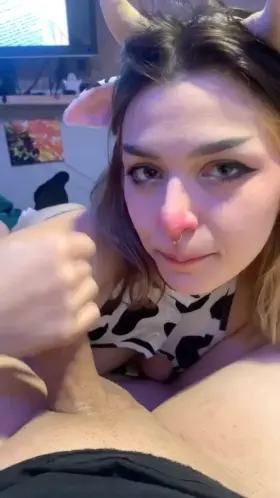 Spend some time with me daddy? 😜🐮