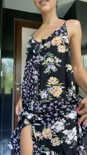 In the good mood today, just wanted to show you what I wearing under my dress