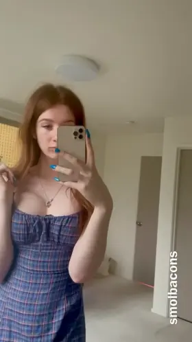 Just a cute girl in a dress