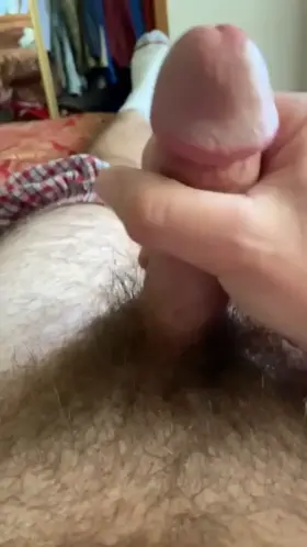 [OC]Daddy’s milking his cock ready to feed you!