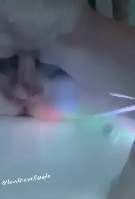 Naughty fun in the hot tub! (fm)