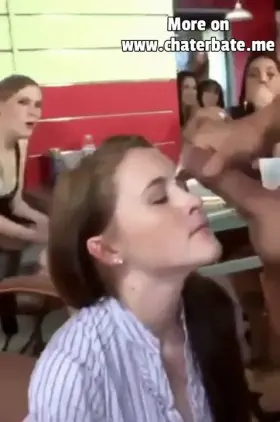 Friends are watching me while I'm getting facial