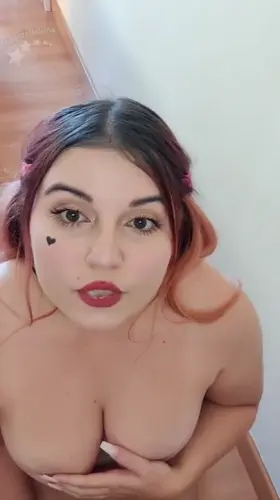 Cum ruin my makeup, daddy!