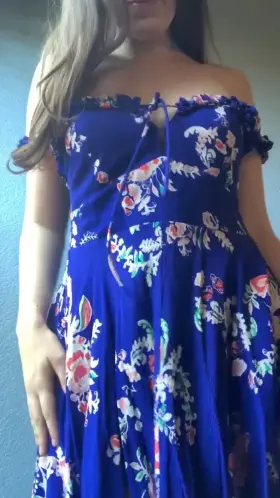 I think you’ll like the way I take off my sundress for you