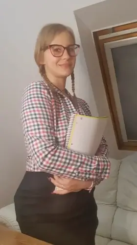 Ahhhh.... Office intern to be...but if I get caught with boobs, that will be.... Ahhhh an office intern not to be. heh