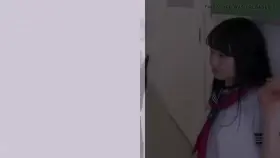 Himekawa Yuna gets cum in mouth in school hallway