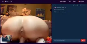 Sexy white teen love ride her toy and show her fat ass