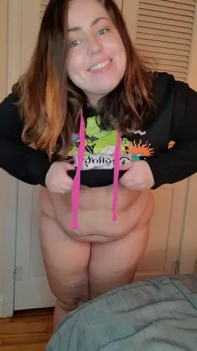 I like wearing my daughter's hoodie