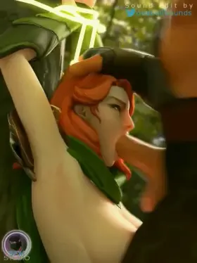 Lyralei captured and forced (sfm studio) [dota]