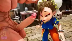 Anon vs chunli forced (moistcavitymap) [street fighter]